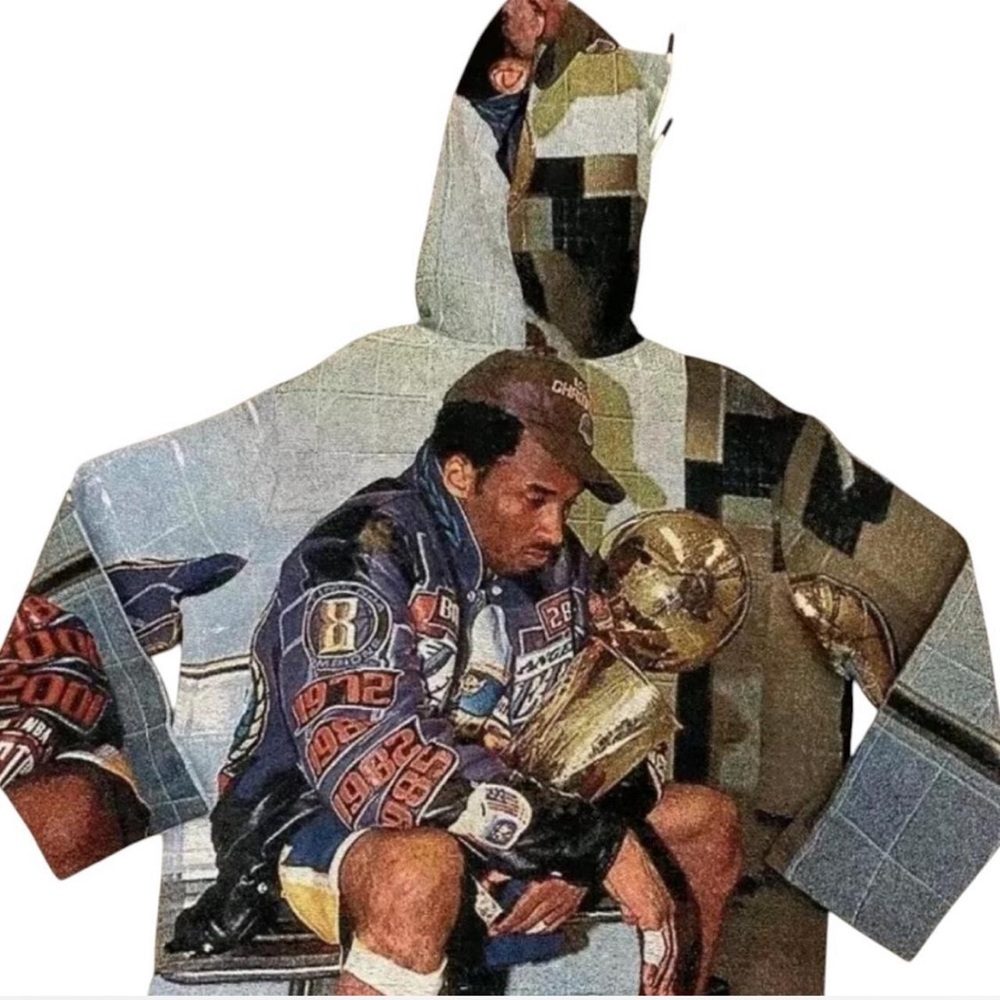 Kobe Bryant mamba tapestry hoodie champion trophy